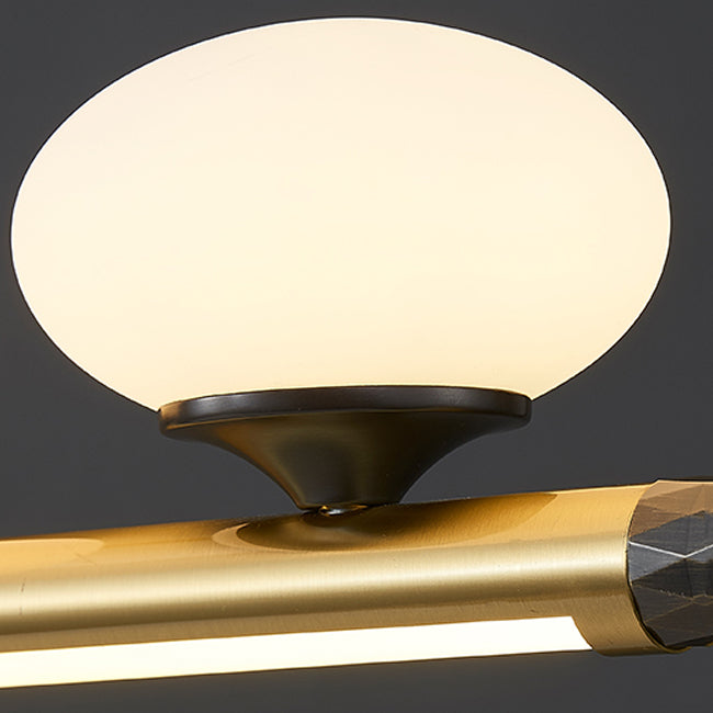 Contemporary Style Spherical Island Lighting Ideas Glass 4-Light Island Lights