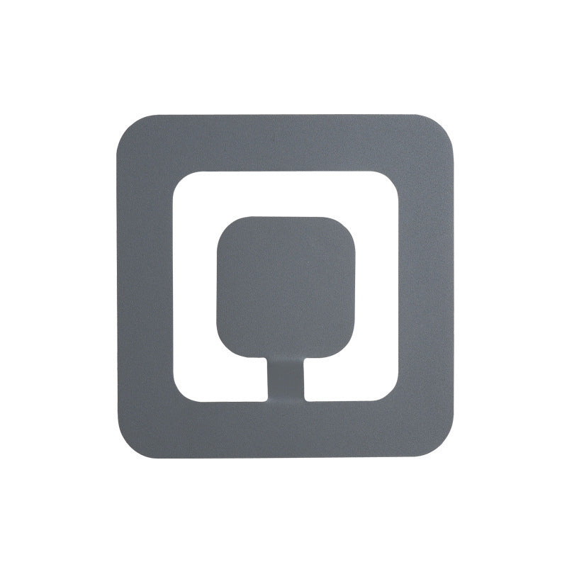 1 Light Geometric Wall Mounted Lamps Modern Style Metal Wall Sconces