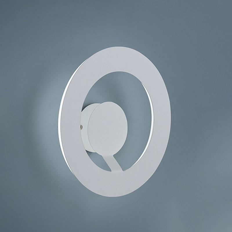 1 Light Geometric Wall Mounted Lamps Modern Style Metal Wall Sconces