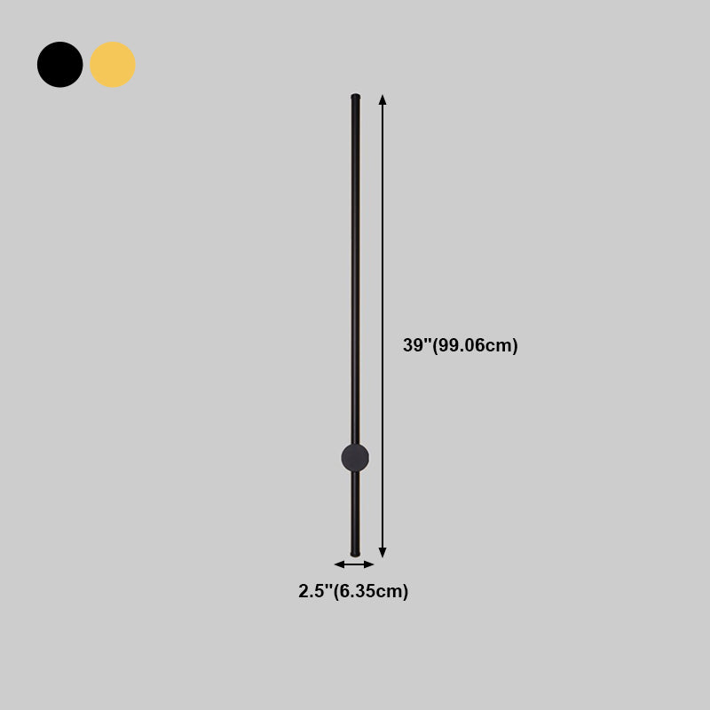 Speciale in metallo lineare SCONCE MODERNY SEMPLICITÀ MULTURICA ALLUMINA A MONTRIO DELLA parete