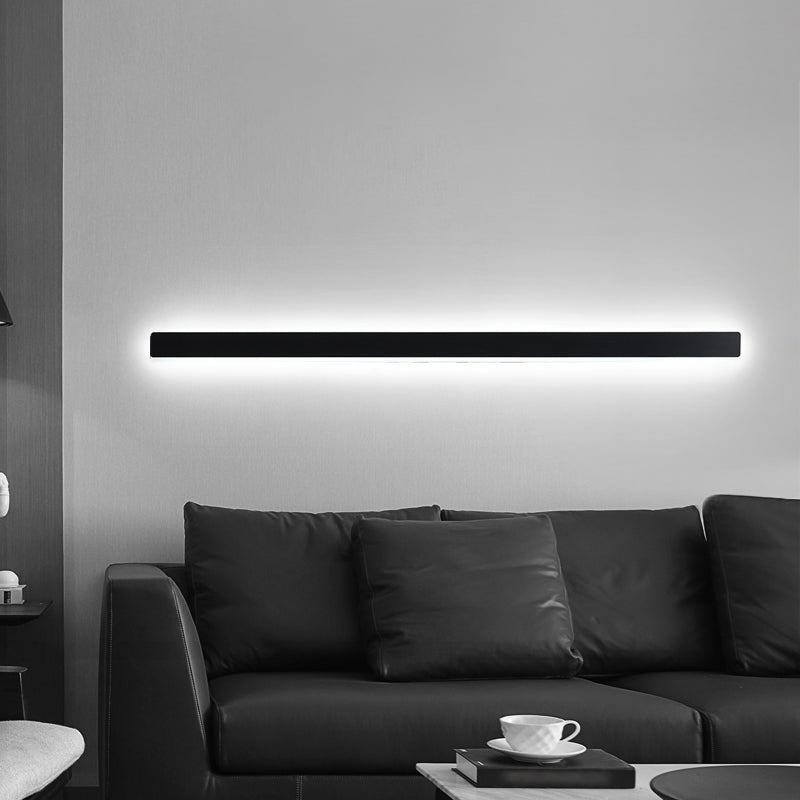 Linear Shape Metal Wall Sconce Modern Style 1- Light Wall Mount Light