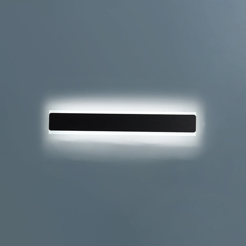 Linear Shape Metal Wall Sconce Modern Style 1- Light Wall Mount Light