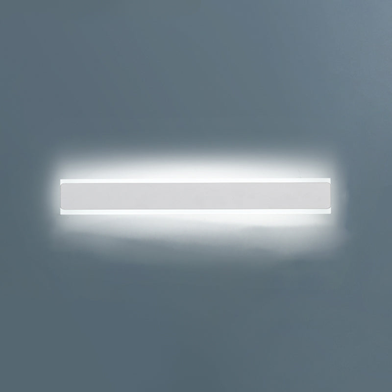 Linear Shape Metal Wall Sconce Modern Style 1- Light Wall Mount Light