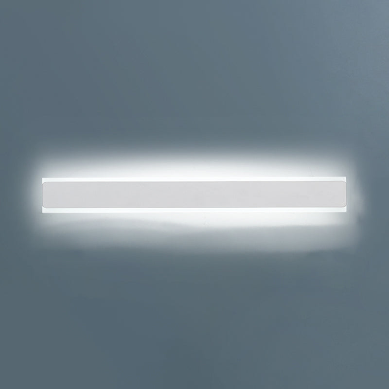 Linear Shape Metal Wall Sconce Modern Style 1- Light Wall Mount Light