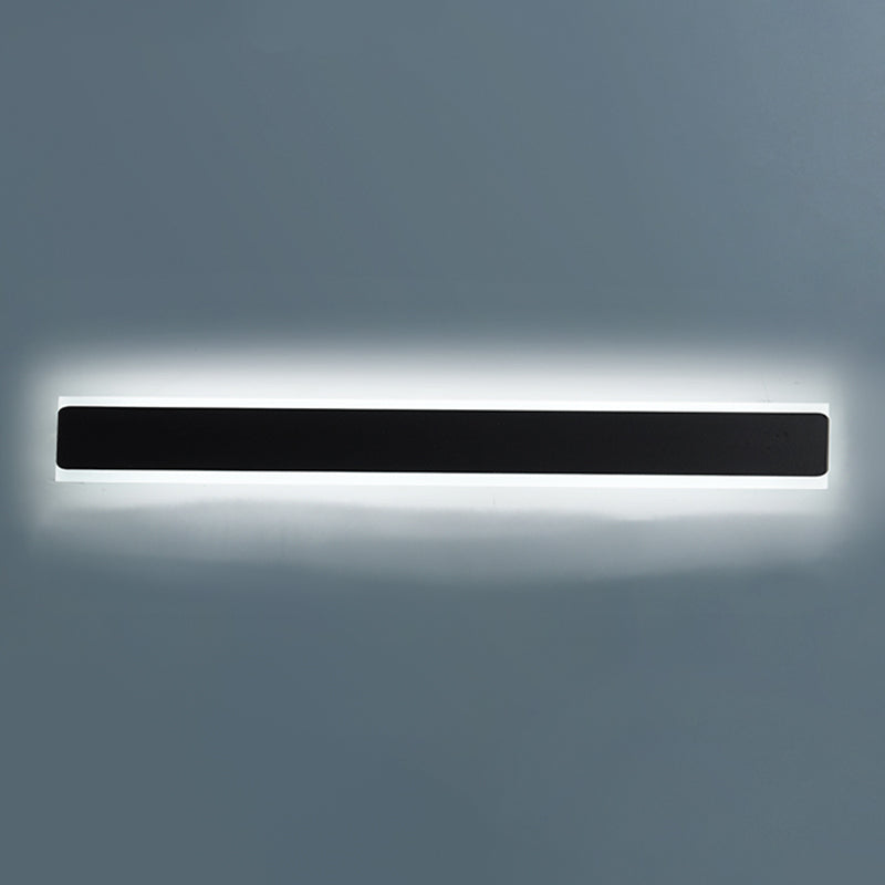 Linear Shape Metal Wall Sconce Modern Style 1- Light Wall Mount Light