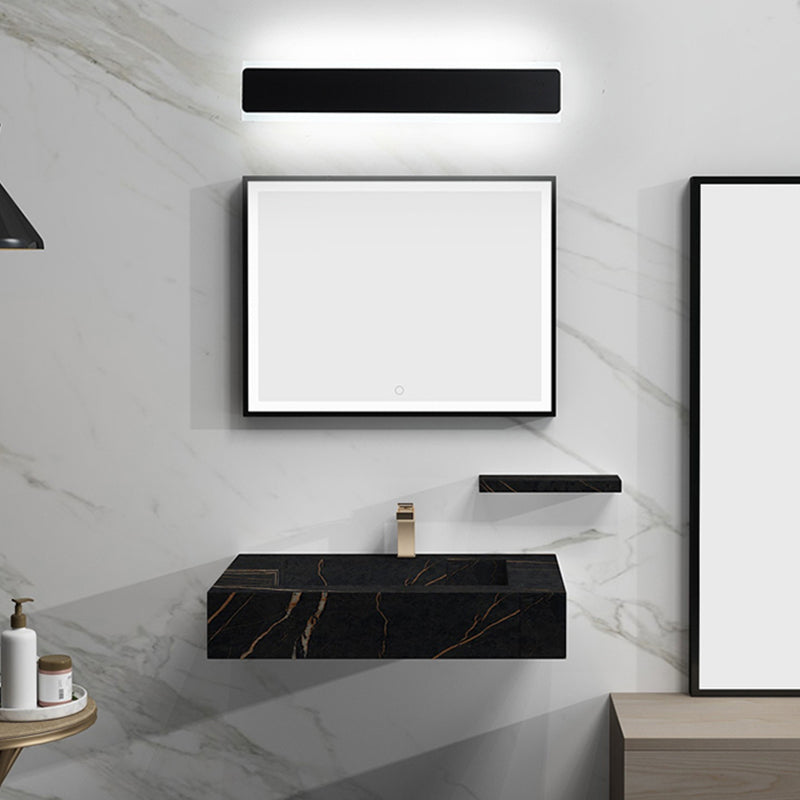 Linear Shape Metal Wall Sconce Modern Style 1- Light Wall Mount Light