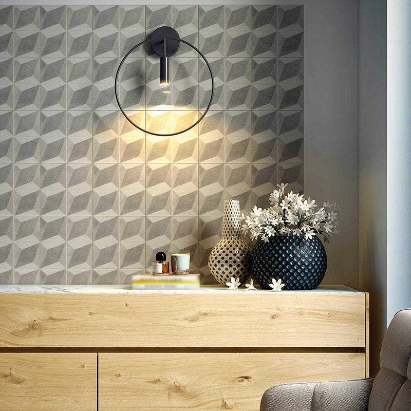 Luci di applique rotonde in metallo MODERNO MODERNA 1 Fissature di illuminazione a parete