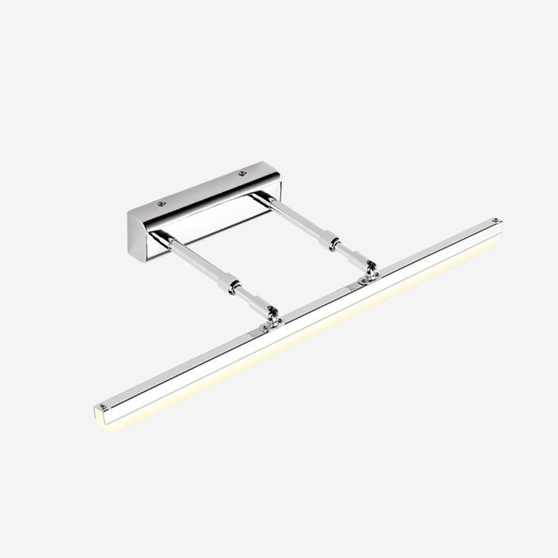 1 Light Tube Vanity Lighting Fixtures Modern Style Metal Vanity Mirror Lights