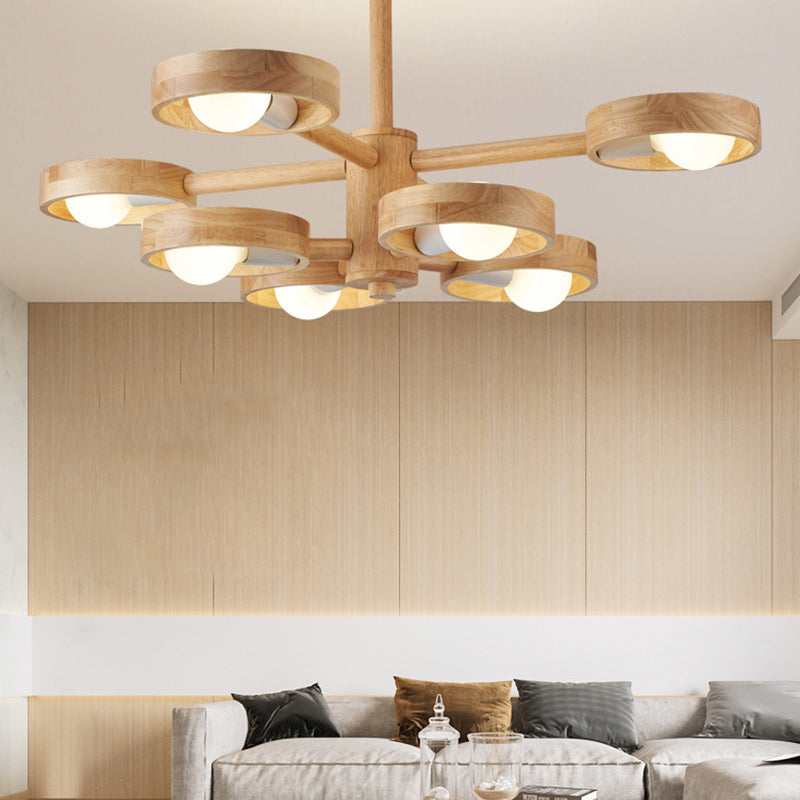 Multi -Leuchtring -Zweighängung mit Gummiholzhängung von Gummi -Hängern für das Studium