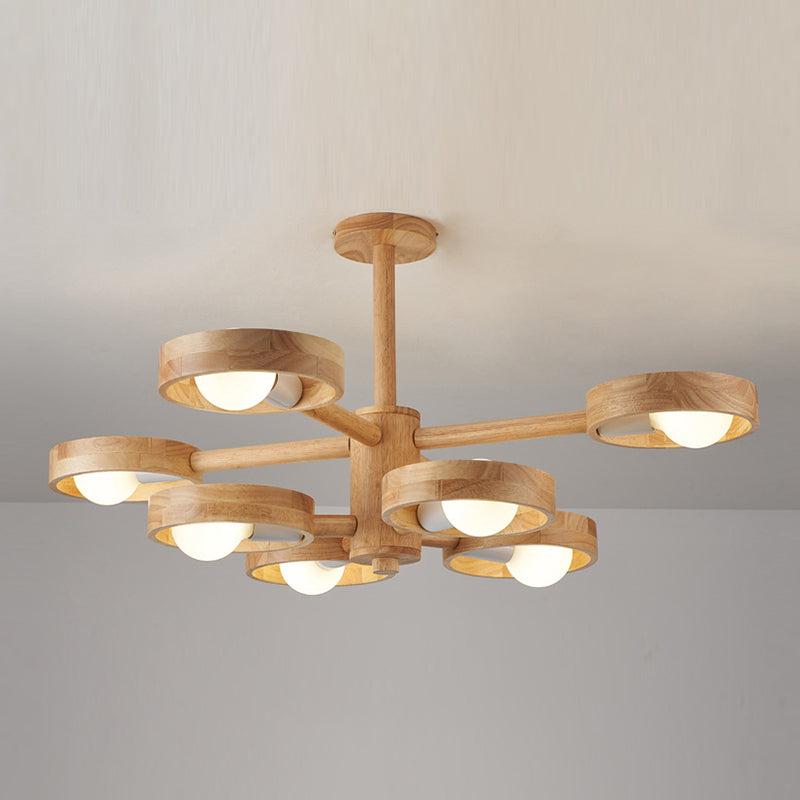 Multi -Leuchtring -Zweighängung mit Gummiholzhängung von Gummi -Hängern für das Studium