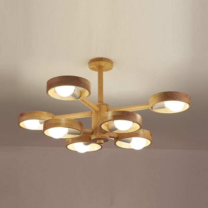 Multi -Leuchtring -Zweighängung mit Gummiholzhängung von Gummi -Hängern für das Studium