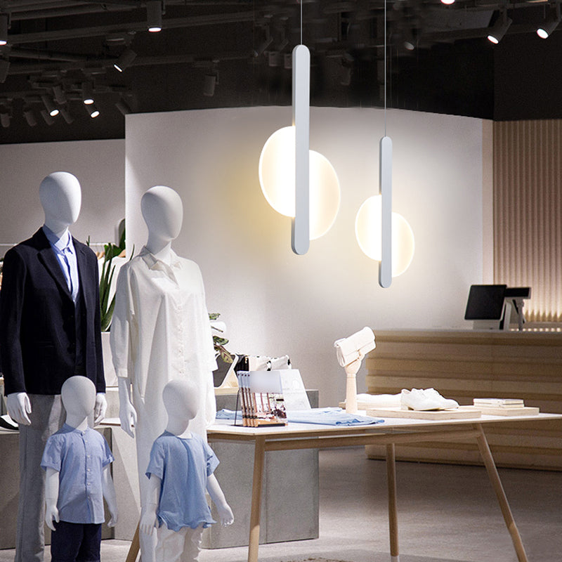 Moderne Acrylheizenleuchte LED -LED -Anhänger Licht für Wohnzimmer