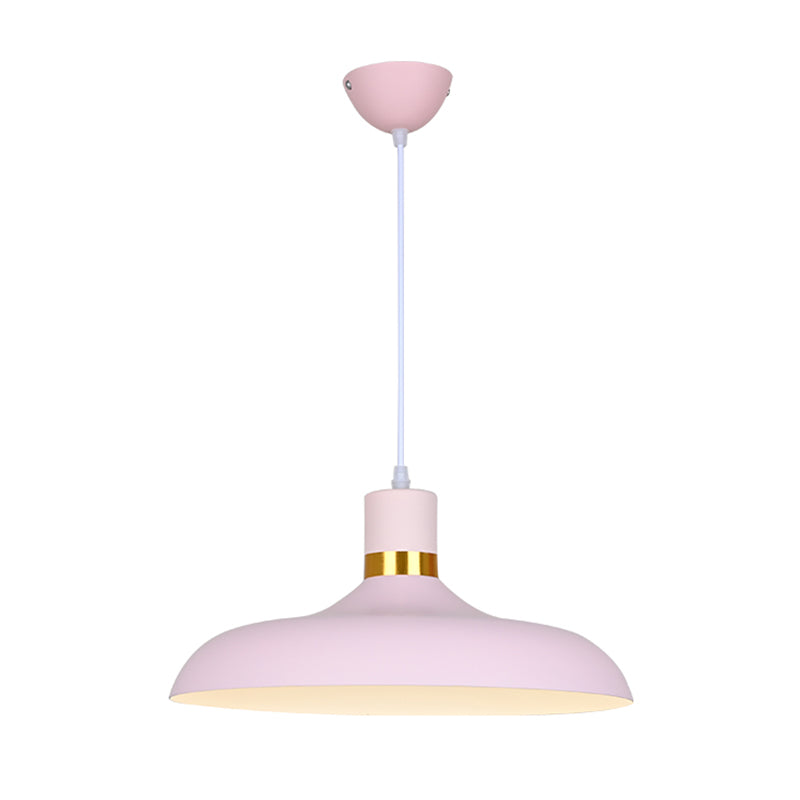 Plafond suspendu moderne en aluminium 1-Light Down Light pour salle à manger