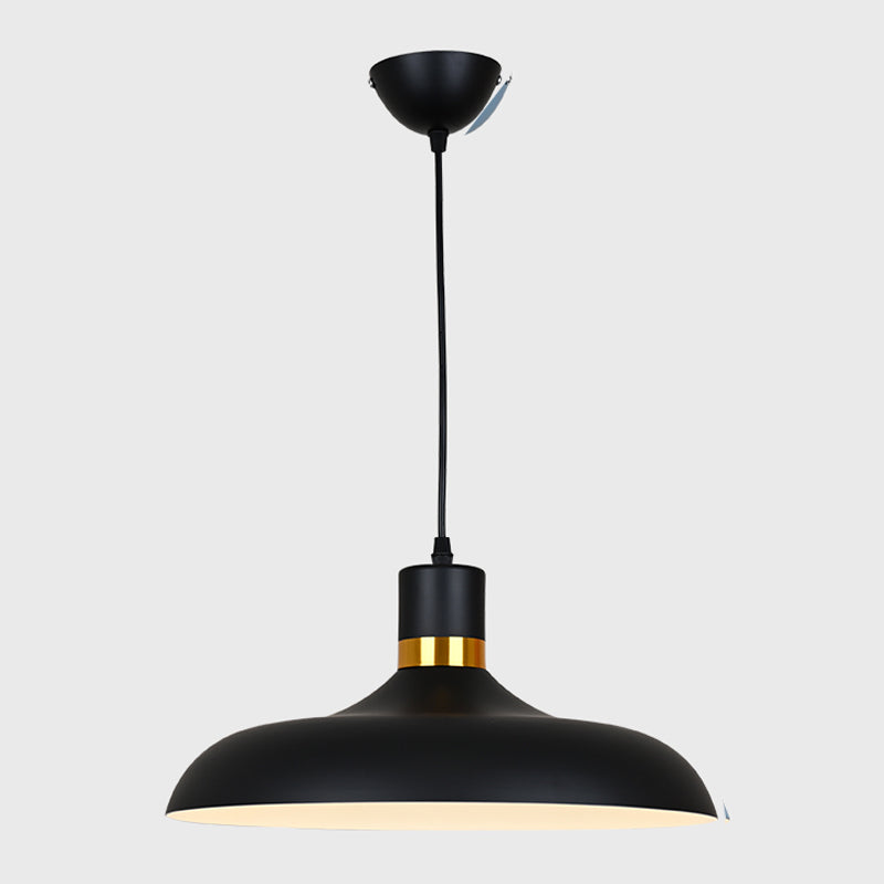 Plafond suspendu moderne en aluminium 1-Light Down Light pour salle à manger