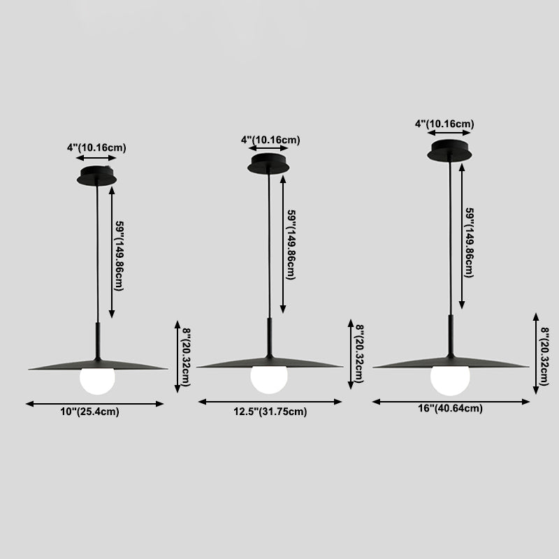 1-Light White Glass Pendant Lighting Fixtures Modern Ceiling Pendant for Bar