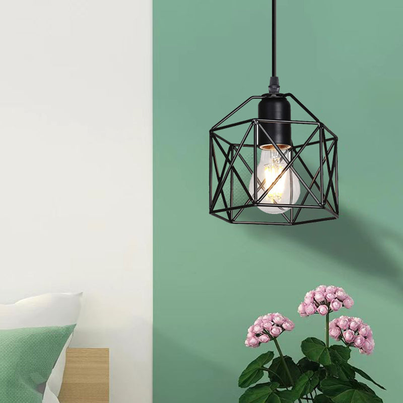 Forme de géométrie en métal Lumières suspendues industrielles multiples liminaires de support de suspension légers