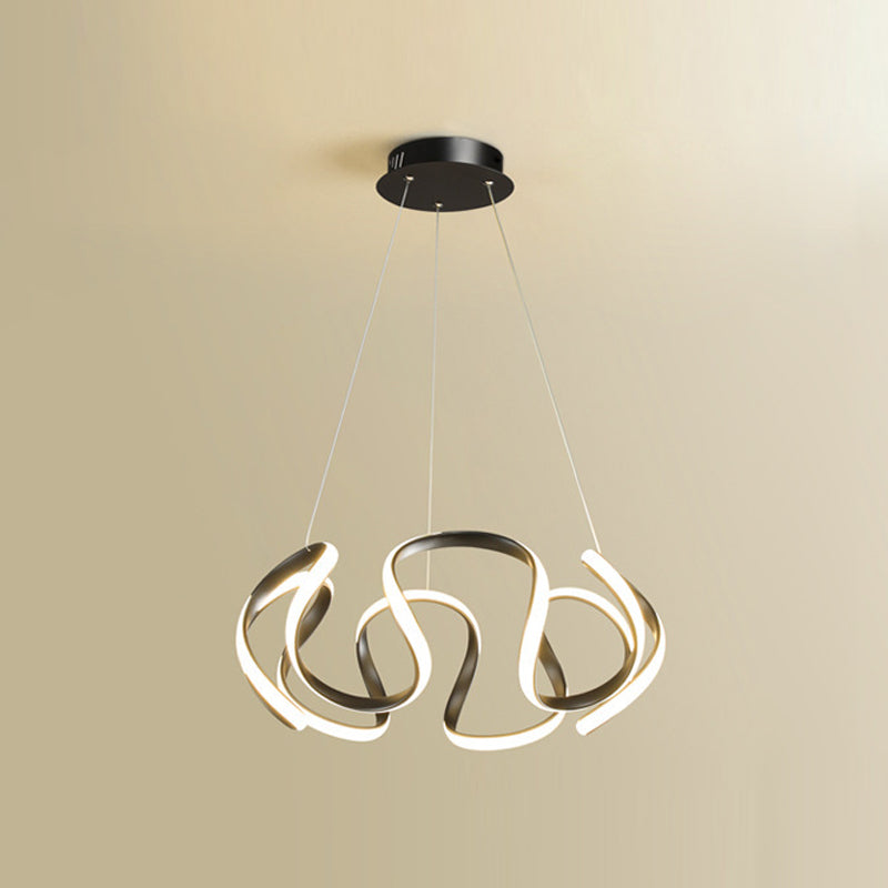 Lampada lampada al lampadario ondeggiante in stile nordico a led lampada appesa
