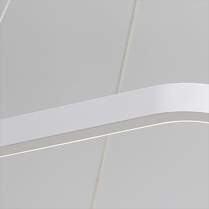 Geometric Hanging Light Kit Simplicity LED Metal Pendant Light Fixture