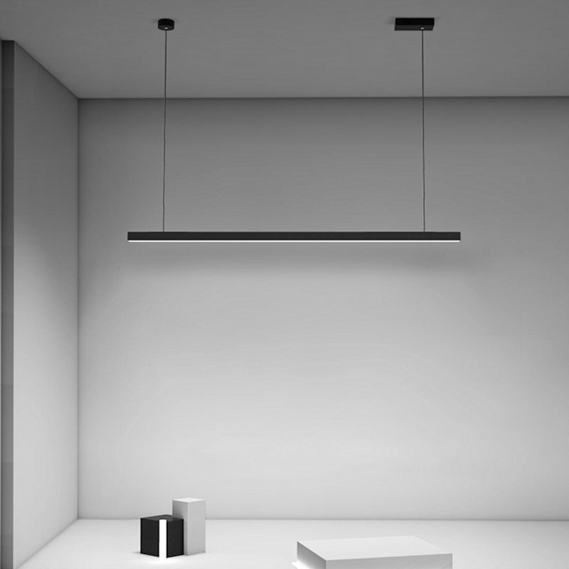 Luz colgante colgante de metal ligero de isla simple moderna para sala de estar para sala de estar