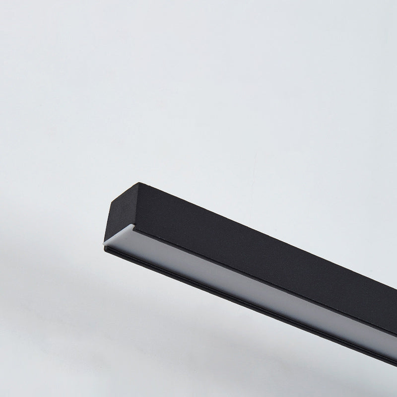 Luz colgante colgante de metal ligero de isla simple moderna para sala de estar para sala de estar