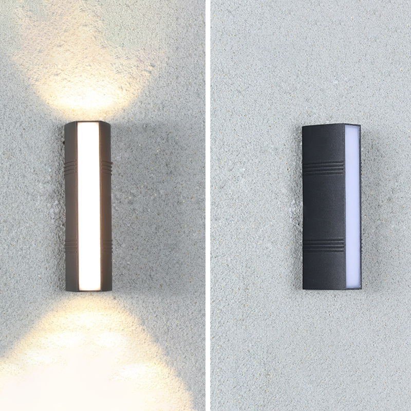 Stile Nordic in stile Alluminio Lumo geometrico Led Sconce per all'aperto