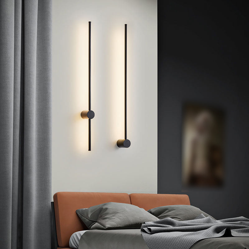 Application murale à LED légère de style moderne légère pour le salon