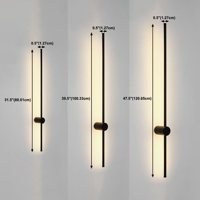 Application murale à LED légère de style moderne légère pour le salon