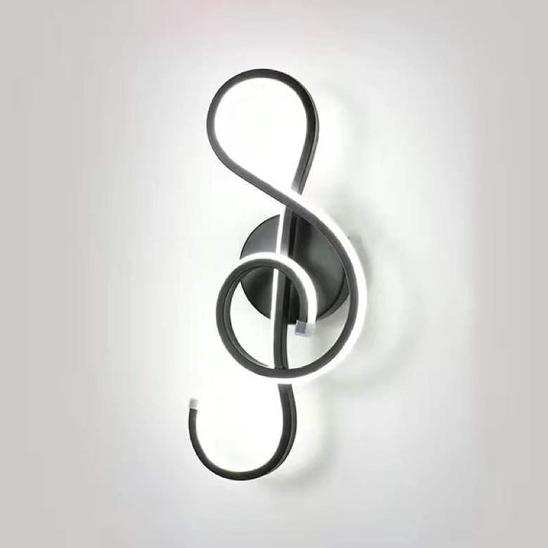 Lumière murale linéaire de style nordique Minimaliste 1 lumière LED LED Ponderie murale pour le salon