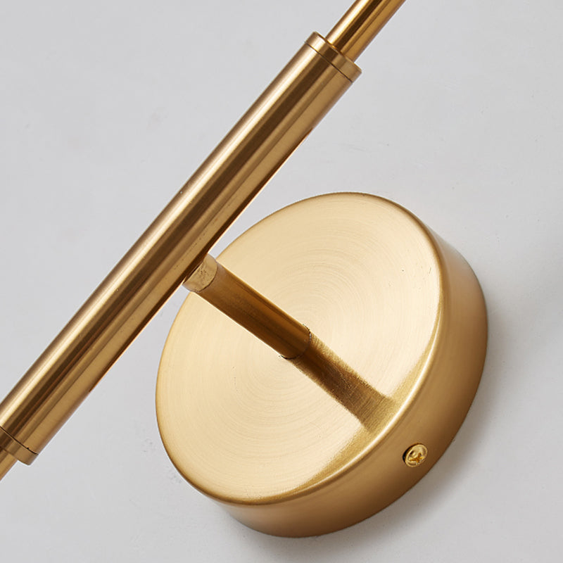 Salon Murne Gamique Postmodern Metal Wall Murd Lightture avec une teinte acrylique