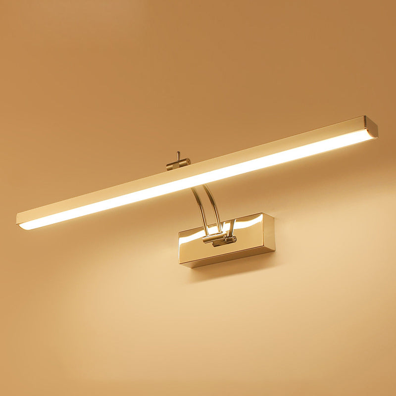 Contemporary Vanity Light Simple Linear Mirror Lighting Fixtures for Bathroom