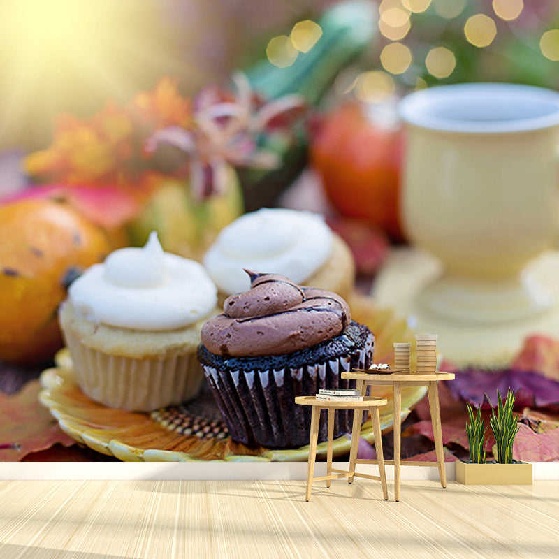 Modern Style Wall Mural Wallpaper Afternoon Tea Sitting Room Wall Mural