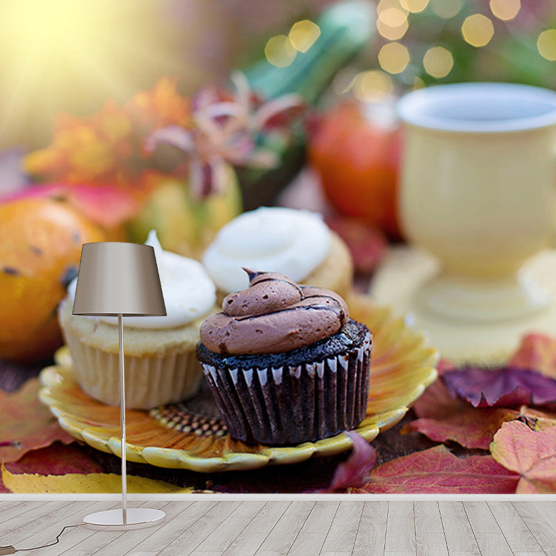 Modern Style Wall Mural Wallpaper Afternoon Tea Sitting Room Wall Mural