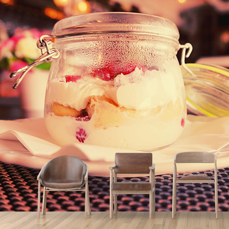 Environment Friendly Resistant Mural Wallpaper Afternoon Tea Sleeping Room Wall Mural