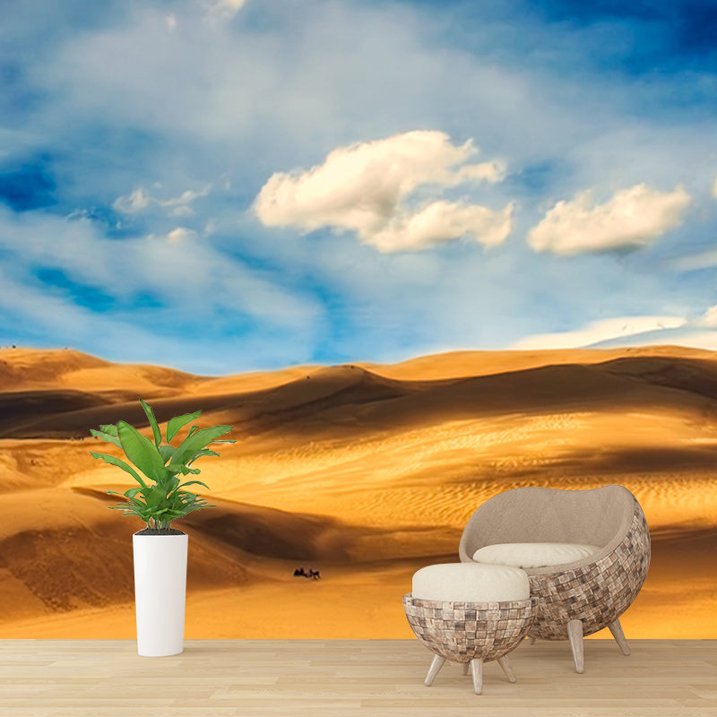 Desert Mildew Resistant Mural Wallpaper Sleeping Room Wall Mural