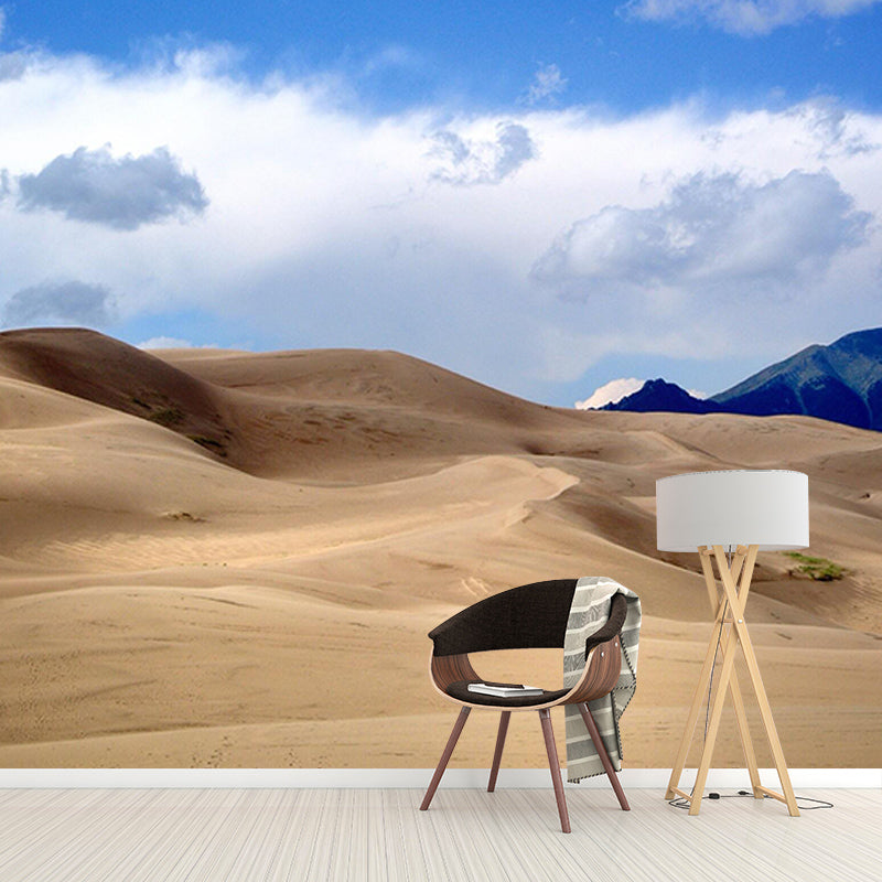 Desert Mildew Resistant Mural Wallpaper Sleeping Room Wall Mural