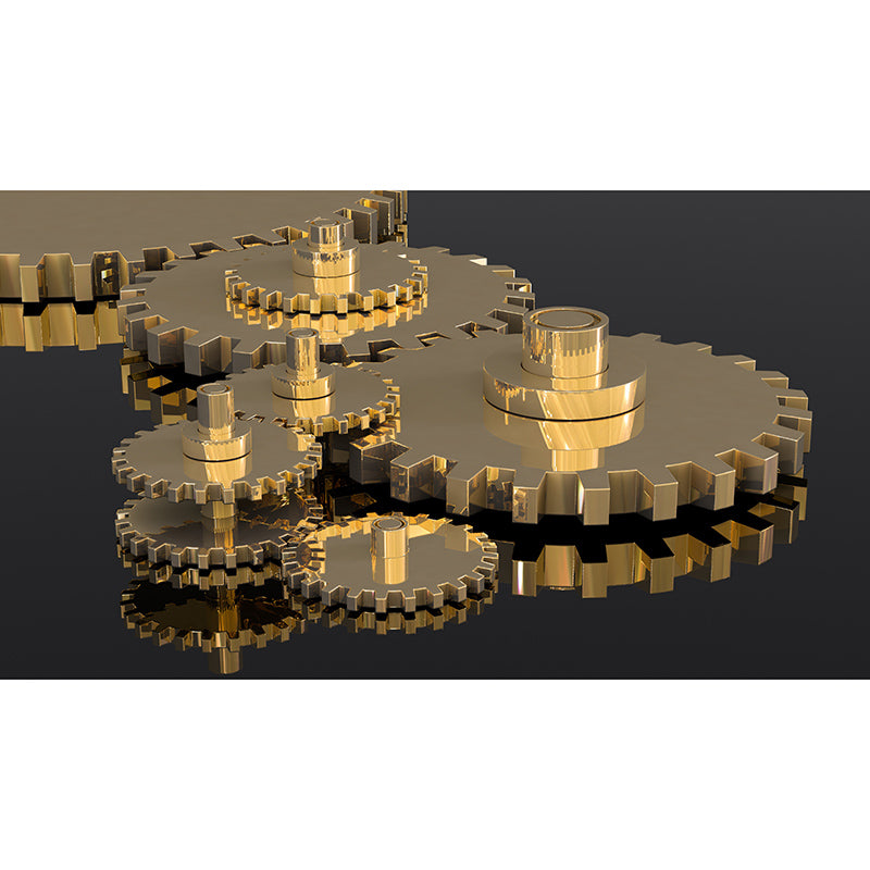 Eco-friendly Wall Mural Wallpaper Metal Gear Photography Sitting Room Wall Mural