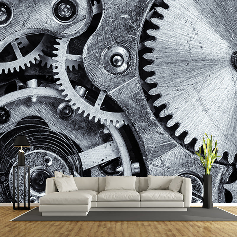 Beautiful Photography Mural Wallpaper Metal Gear Indoor Wall Mural