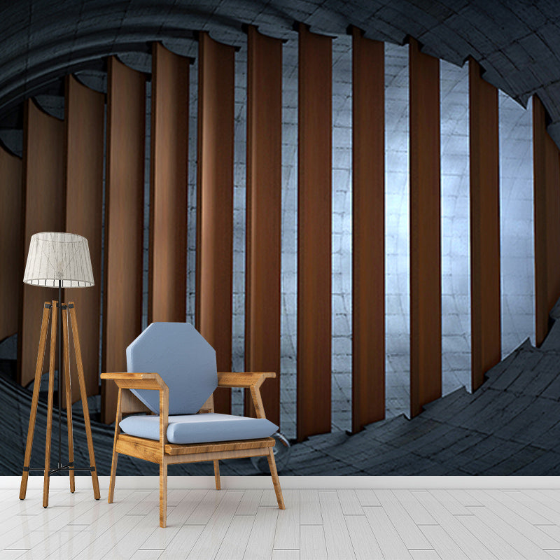 3D Vision Photography Mildew Resistant Wallpaper Environmental Sleeping Room Wall Mural