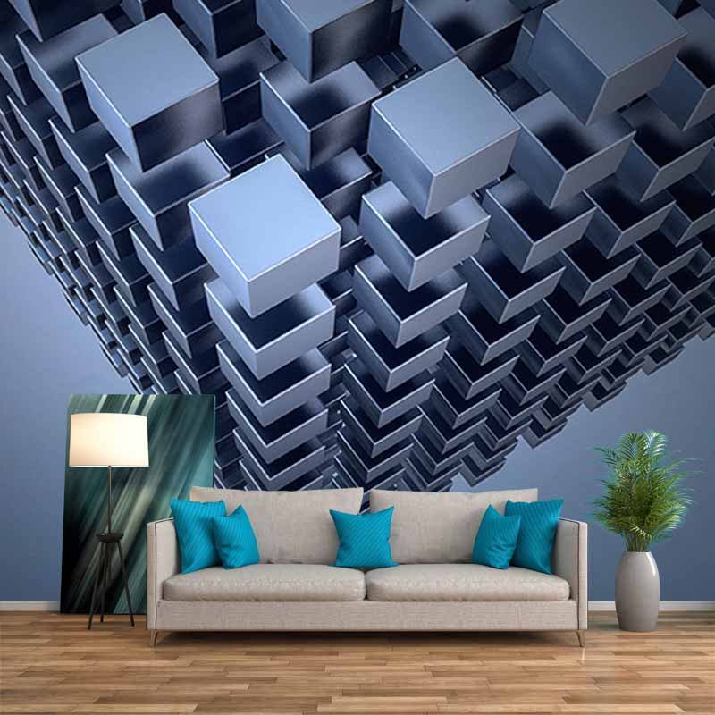 Washable Stain Resistant Wall Mural Wallpaper 3D Vision Sitting Room Wall Mural