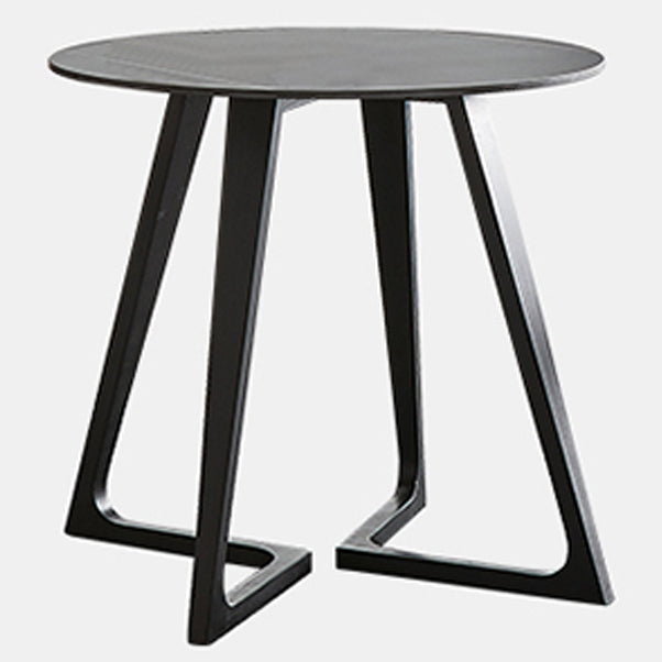 Meubles de style industriel de table à manger en pierre de double piédestal pour d'intérieur
