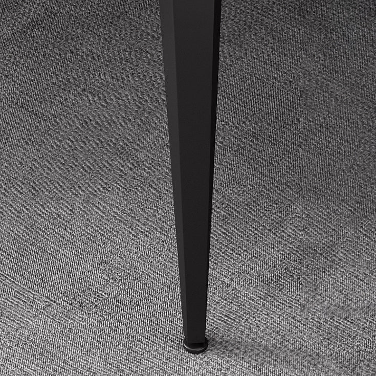 4-foot Stone Dinning Table Industrial Style Square Furniture for Indoor