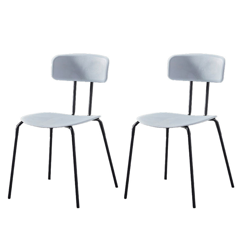Design industriale Apri sedie da sala da pranzo sedie da pranzo senza braccio per cucina