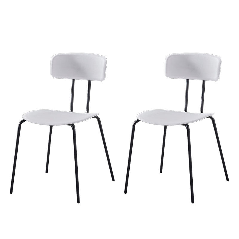 Design industriale Apri sedie da sala da pranzo sedie da pranzo senza braccio per cucina