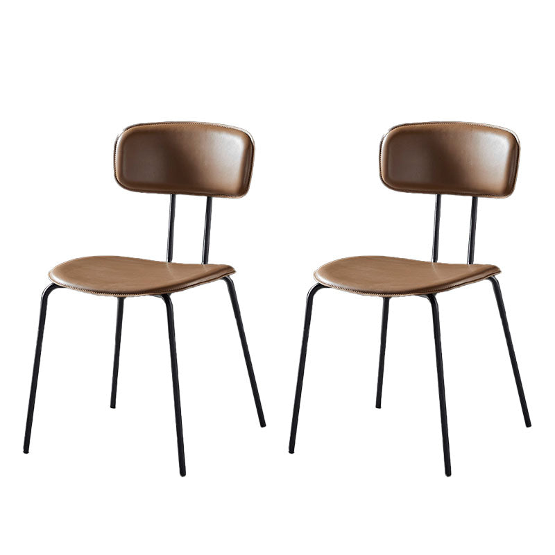 Design industriale Apri sedie da sala da pranzo sedie da pranzo senza braccio per cucina