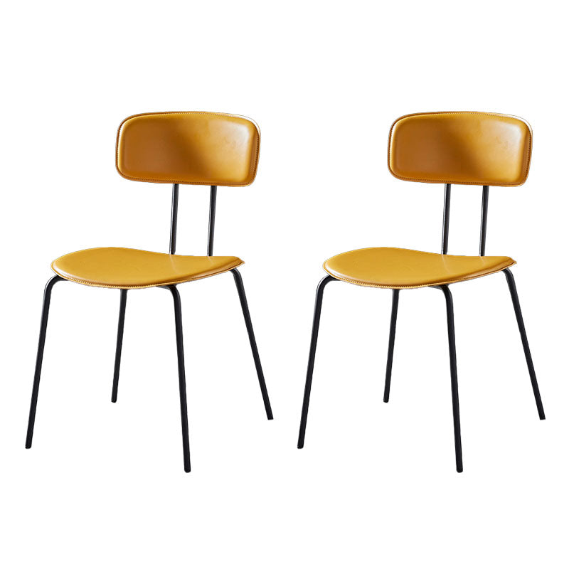 Design industriale Apri sedie da sala da pranzo sedie da pranzo senza braccio per cucina