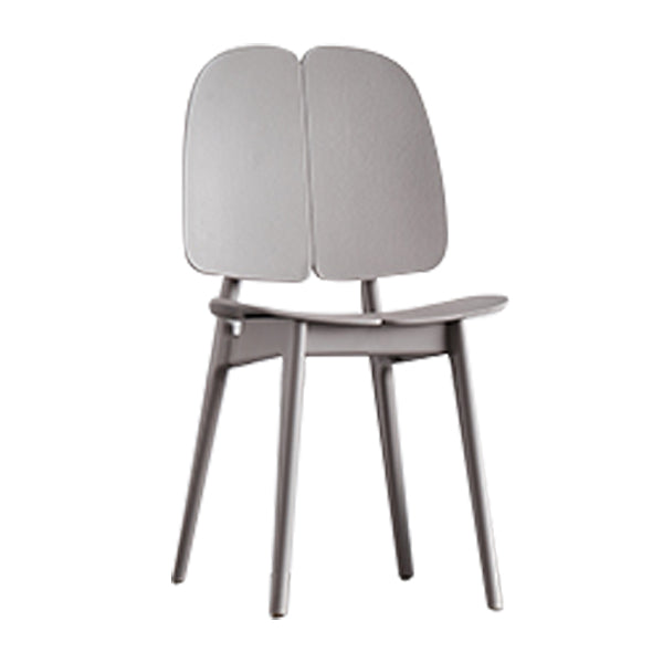 Sillas de comedor y decorativas contemporáneas Silla lateral de plástico con respaldo abierto para interiores y exteriores