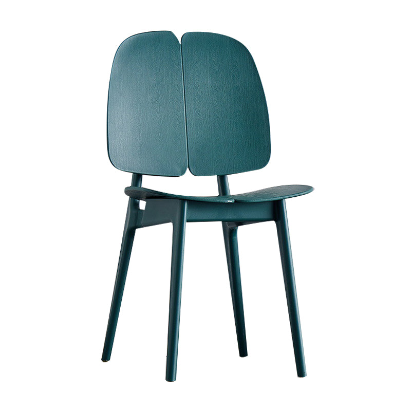 Contemporary Dining and Accent Chairs Indoor-Outdoor Plastic Open Back Side Chair