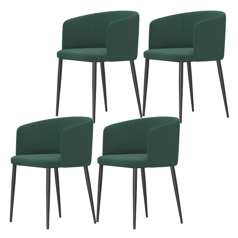 Final mate tapizado silla sólida casera moderna del brazo que cena la silla