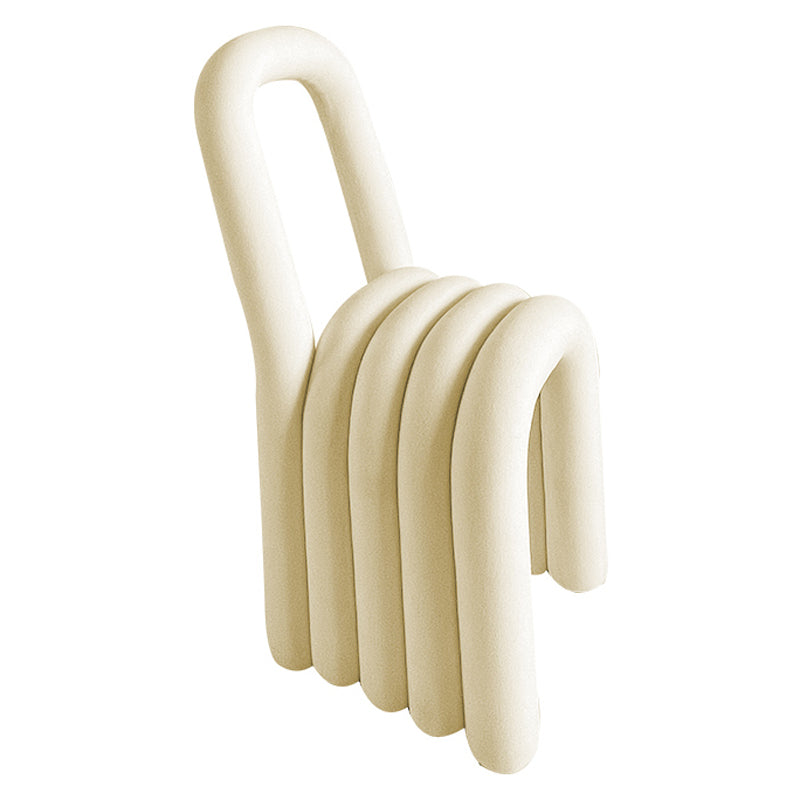 Silla de comedor de terciopelo contemporánea, silla lateral de metal sin brazos para uso doméstico