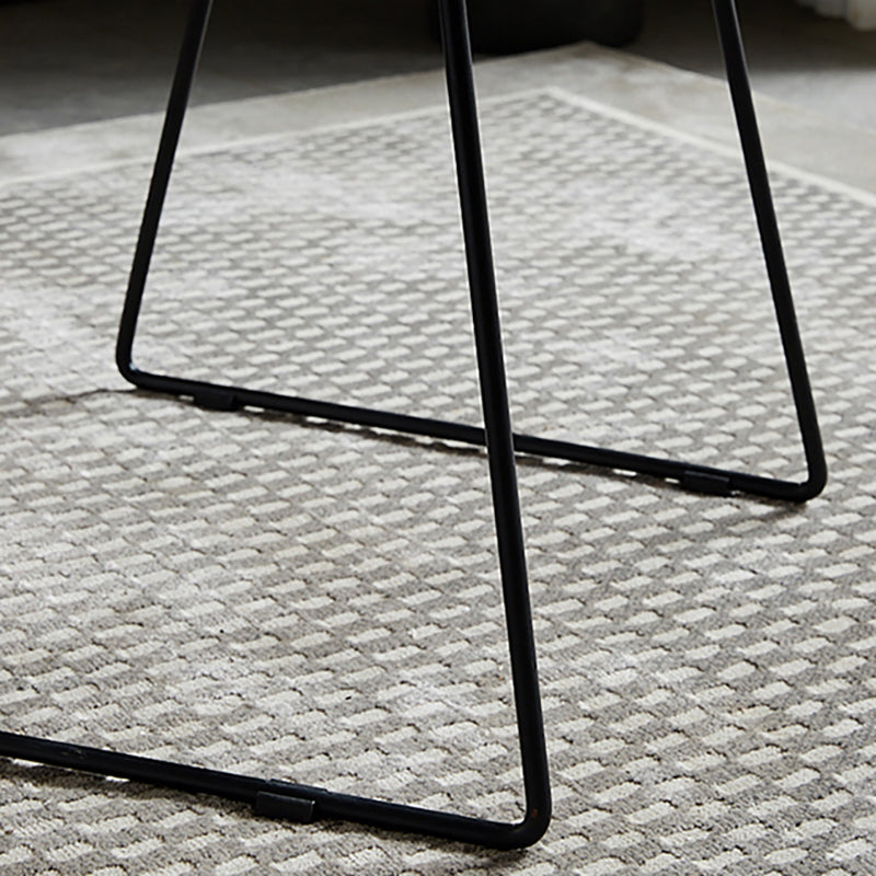 Silla de comedor sin brazo de plástico de estilo industrial